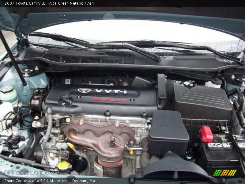 Aloe Green Metallic / Ash 2007 Toyota Camry LE