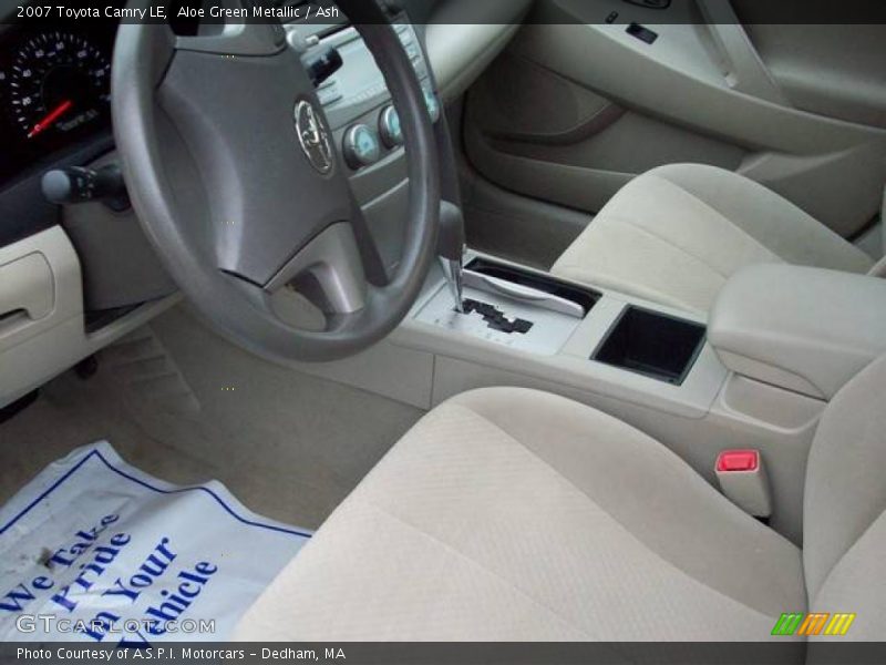 Aloe Green Metallic / Ash 2007 Toyota Camry LE