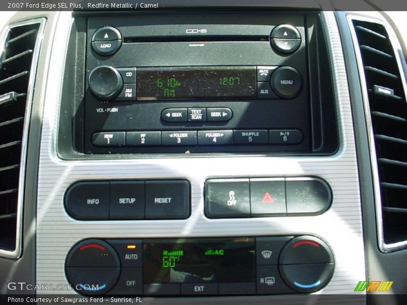 Redfire Metallic / Camel 2007 Ford Edge SEL Plus