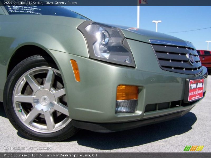 Silver Green / Ebony 2005 Cadillac CTS Sedan