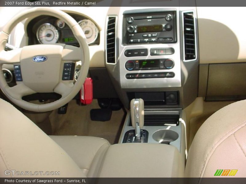 Redfire Metallic / Camel 2007 Ford Edge SEL Plus