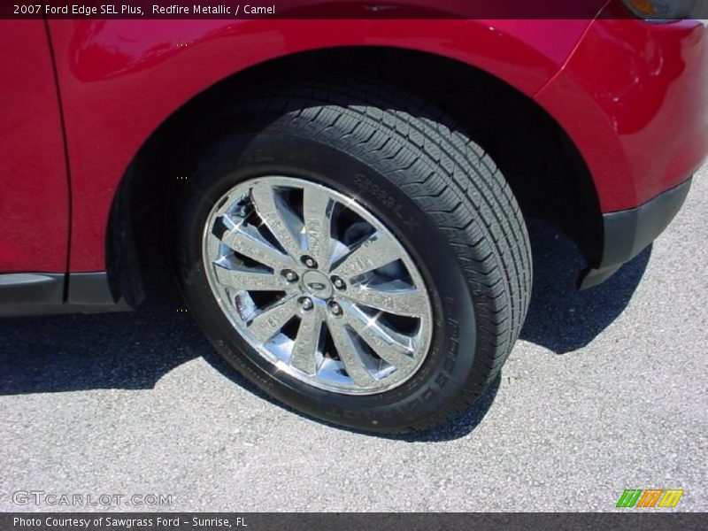 Redfire Metallic / Camel 2007 Ford Edge SEL Plus