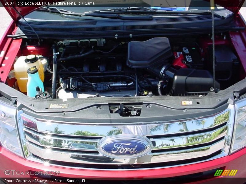 Redfire Metallic / Camel 2007 Ford Edge SEL Plus