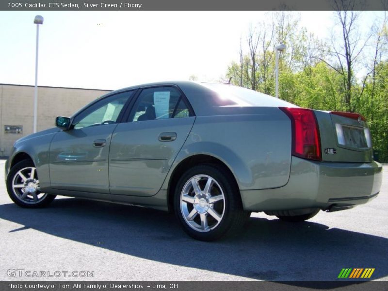 Silver Green / Ebony 2005 Cadillac CTS Sedan