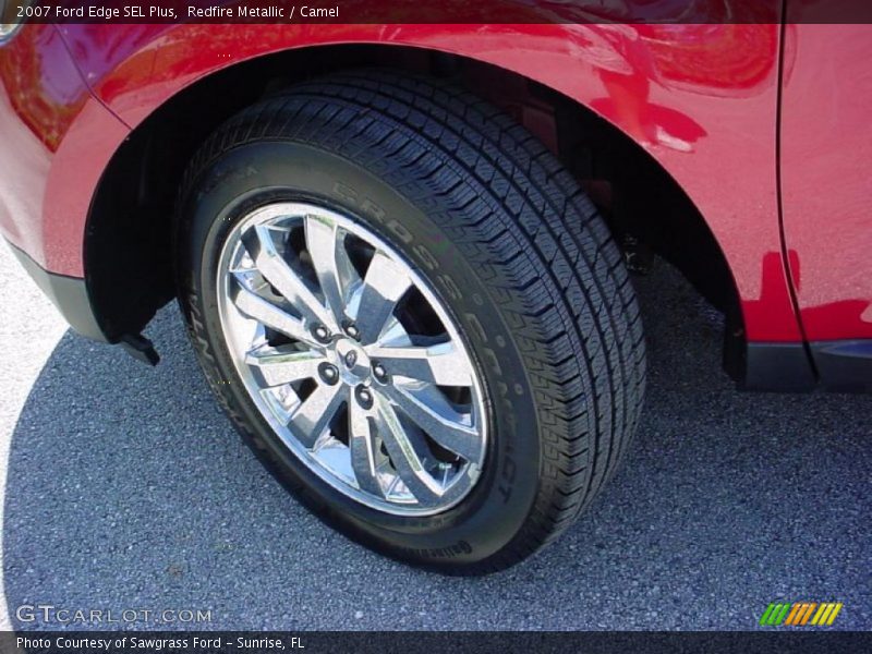 Redfire Metallic / Camel 2007 Ford Edge SEL Plus
