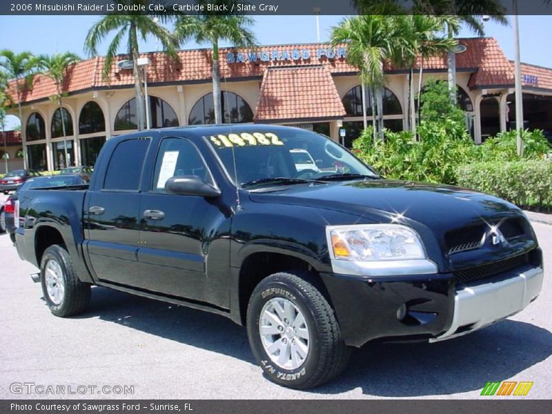 Carbide Black / Slate Gray 2006 Mitsubishi Raider LS Double Cab