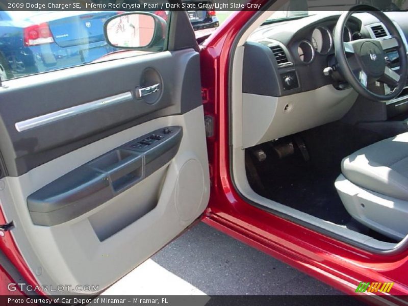 Inferno Red Crystal Pearl / Dark Slate Gray/Light Slate Gray 2009 Dodge Charger SE