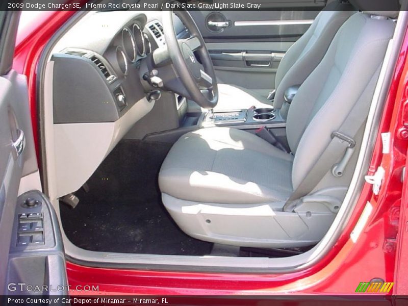 Inferno Red Crystal Pearl / Dark Slate Gray/Light Slate Gray 2009 Dodge Charger SE