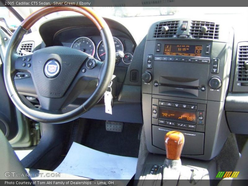 Silver Green / Ebony 2005 Cadillac CTS Sedan