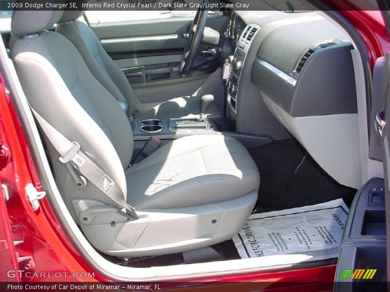 Inferno Red Crystal Pearl / Dark Slate Gray/Light Slate Gray 2009 Dodge Charger SE