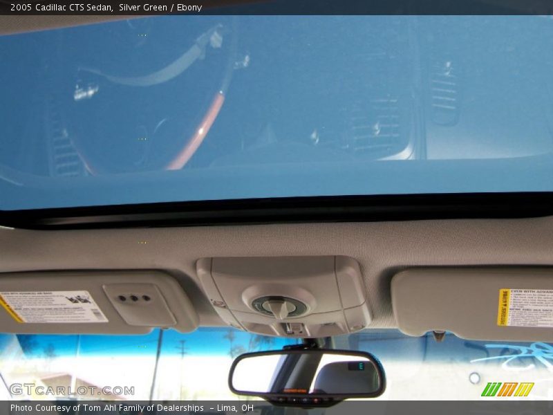 Silver Green / Ebony 2005 Cadillac CTS Sedan