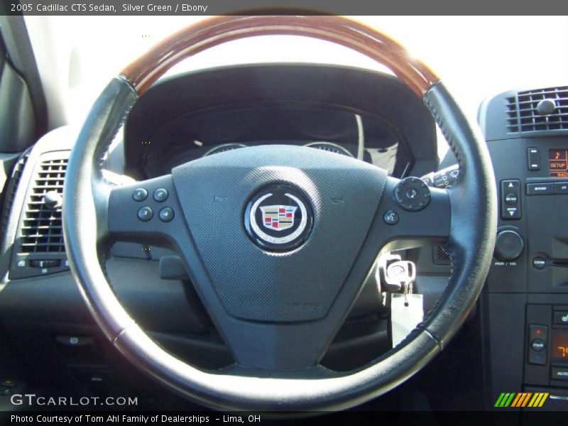 Silver Green / Ebony 2005 Cadillac CTS Sedan