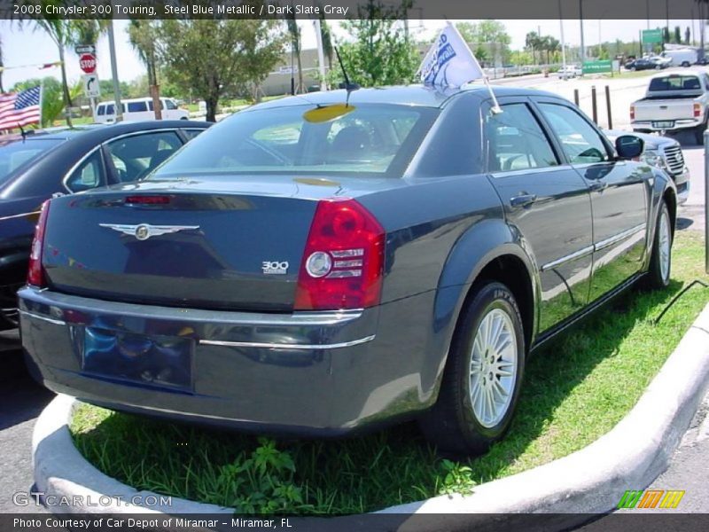 Steel Blue Metallic / Dark Slate Gray 2008 Chrysler 300 Touring