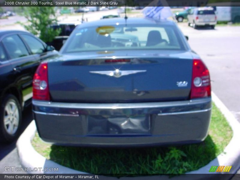 Steel Blue Metallic / Dark Slate Gray 2008 Chrysler 300 Touring