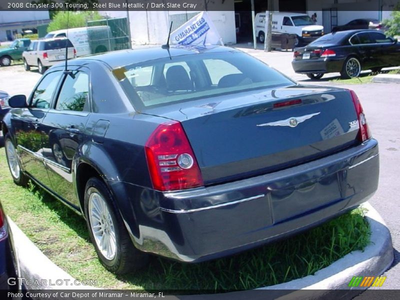 Steel Blue Metallic / Dark Slate Gray 2008 Chrysler 300 Touring