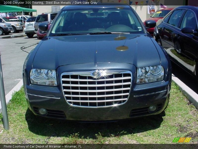 Steel Blue Metallic / Dark Slate Gray 2008 Chrysler 300 Touring