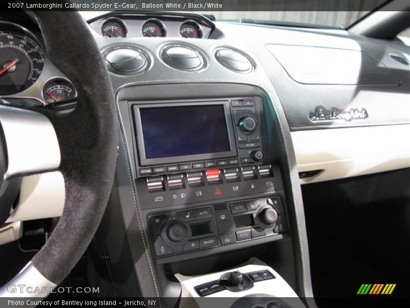 Balloon White / Black/White 2007 Lamborghini Gallardo Spyder E-Gear