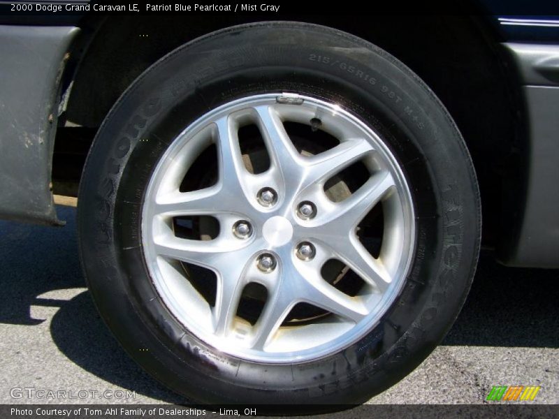 Patriot Blue Pearlcoat / Mist Gray 2000 Dodge Grand Caravan LE