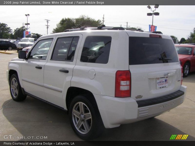 Stone White Clearcoat / Pastel Pebble Beige 2008 Jeep Patriot Limited