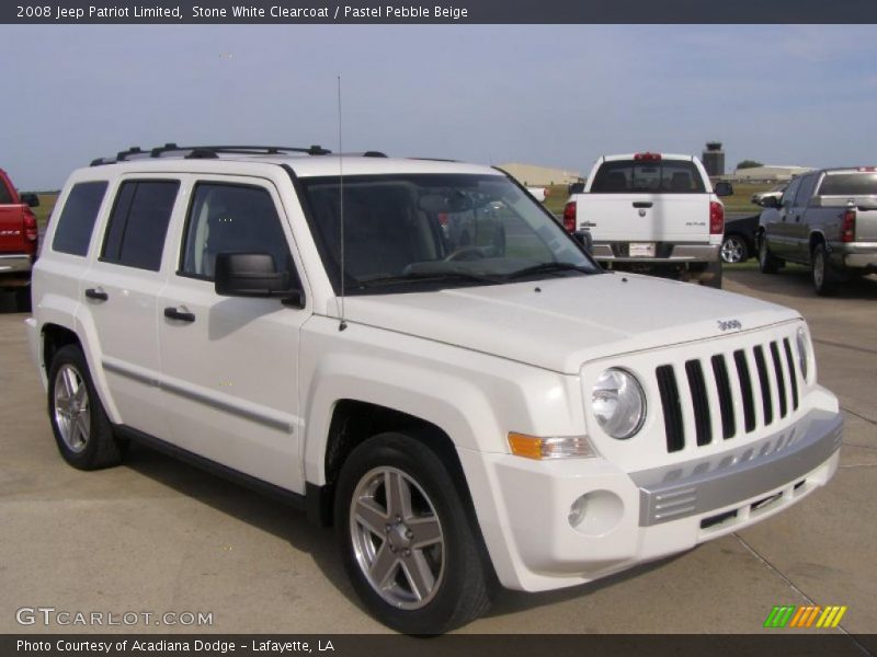Stone White Clearcoat / Pastel Pebble Beige 2008 Jeep Patriot Limited