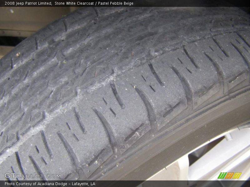 Stone White Clearcoat / Pastel Pebble Beige 2008 Jeep Patriot Limited