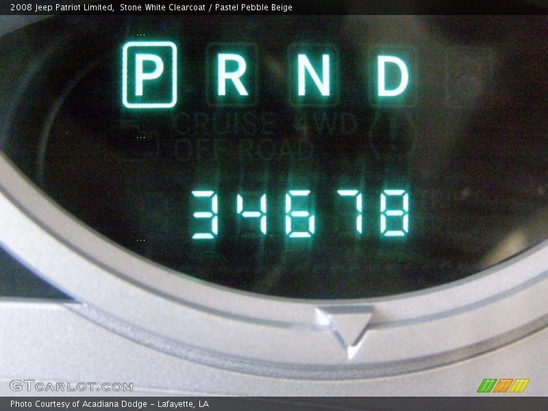 Stone White Clearcoat / Pastel Pebble Beige 2008 Jeep Patriot Limited