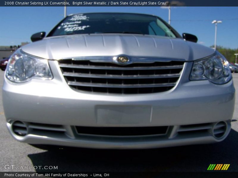 Bright Silver Metallic / Dark Slate Gray/Light Slate Gray 2008 Chrysler Sebring LX Convertible