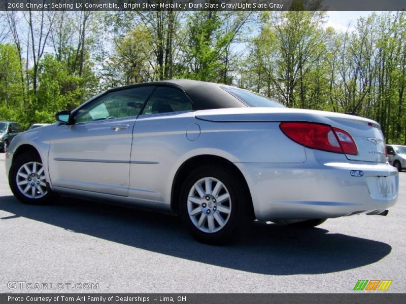 Bright Silver Metallic / Dark Slate Gray/Light Slate Gray 2008 Chrysler Sebring LX Convertible