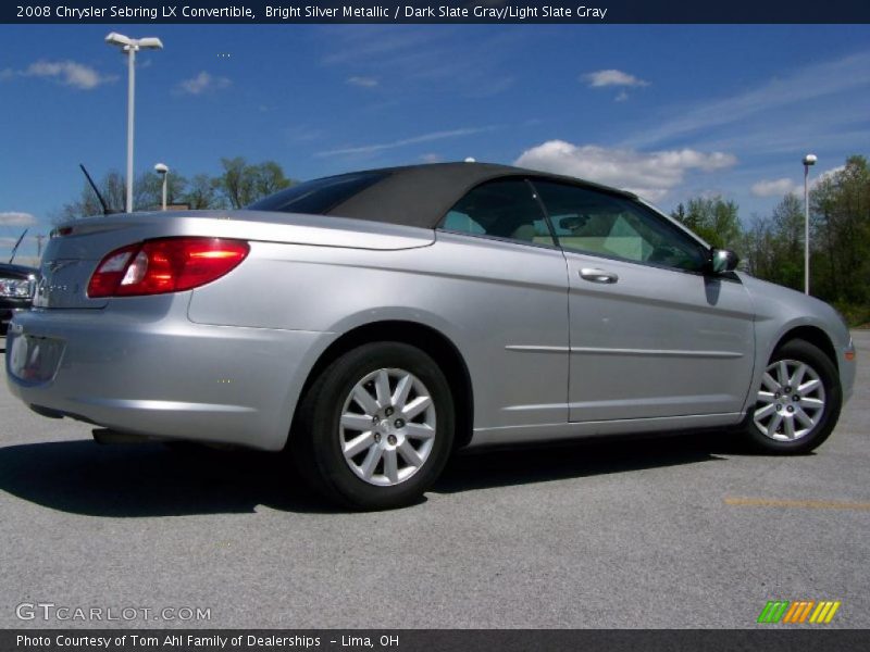 Bright Silver Metallic / Dark Slate Gray/Light Slate Gray 2008 Chrysler Sebring LX Convertible