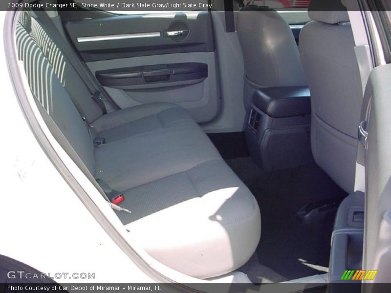 Stone White / Dark Slate Gray/Light Slate Gray 2009 Dodge Charger SE