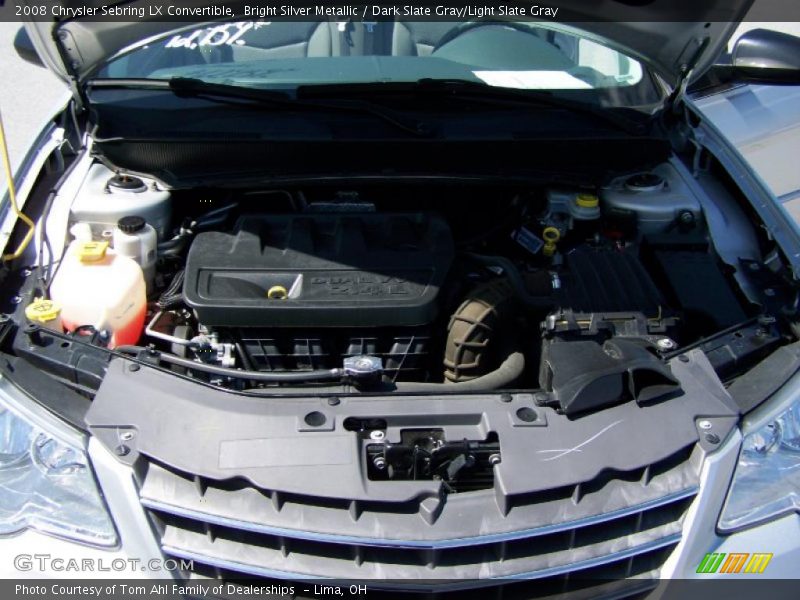 Bright Silver Metallic / Dark Slate Gray/Light Slate Gray 2008 Chrysler Sebring LX Convertible