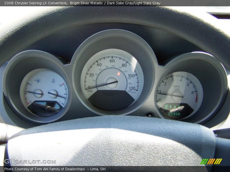 Bright Silver Metallic / Dark Slate Gray/Light Slate Gray 2008 Chrysler Sebring LX Convertible