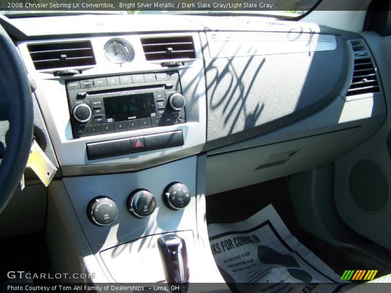 Bright Silver Metallic / Dark Slate Gray/Light Slate Gray 2008 Chrysler Sebring LX Convertible