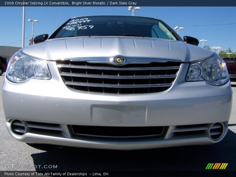 Bright Silver Metallic / Dark Slate Gray 2009 Chrysler Sebring LX Convertible