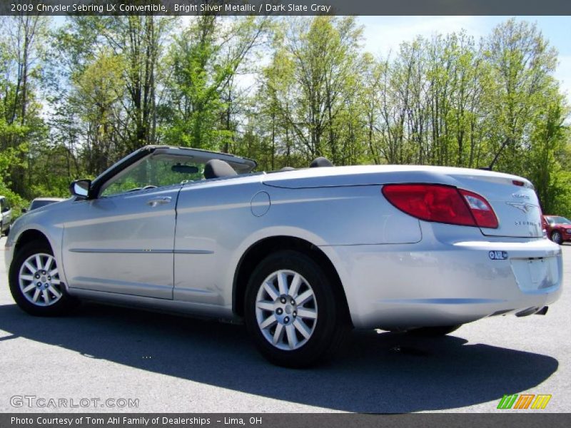 Bright Silver Metallic / Dark Slate Gray 2009 Chrysler Sebring LX Convertible