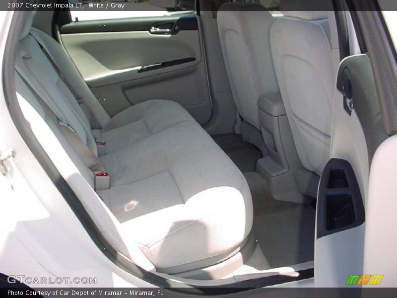 White / Gray 2007 Chevrolet Impala LT