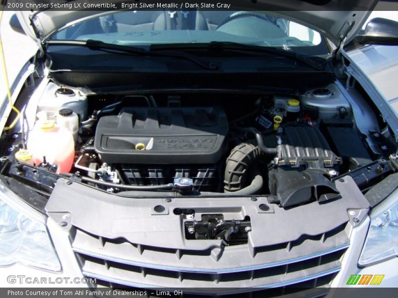 Bright Silver Metallic / Dark Slate Gray 2009 Chrysler Sebring LX Convertible