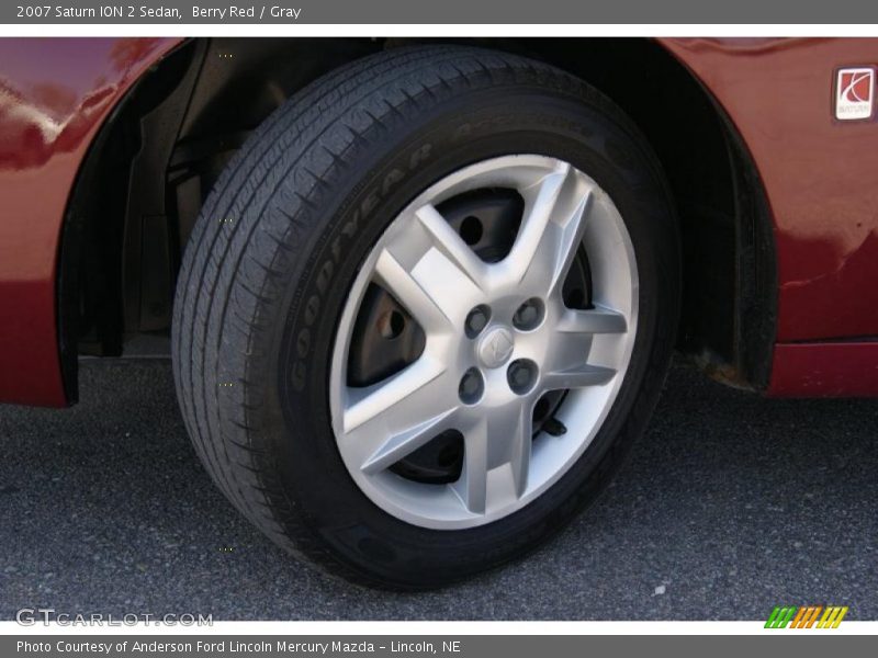 Berry Red / Gray 2007 Saturn ION 2 Sedan