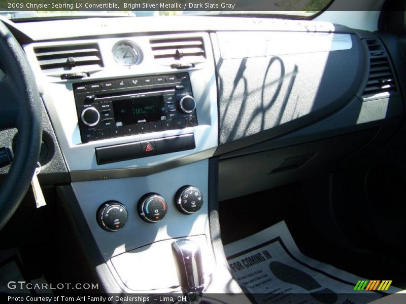 Bright Silver Metallic / Dark Slate Gray 2009 Chrysler Sebring LX Convertible