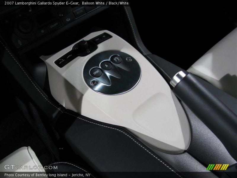 Balloon White / Black/White 2007 Lamborghini Gallardo Spyder E-Gear