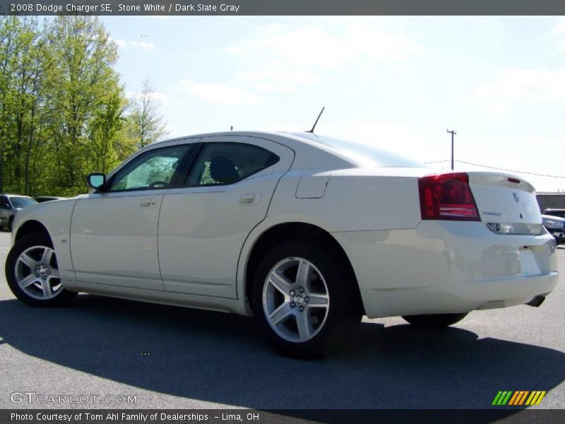 Stone White / Dark Slate Gray 2008 Dodge Charger SE