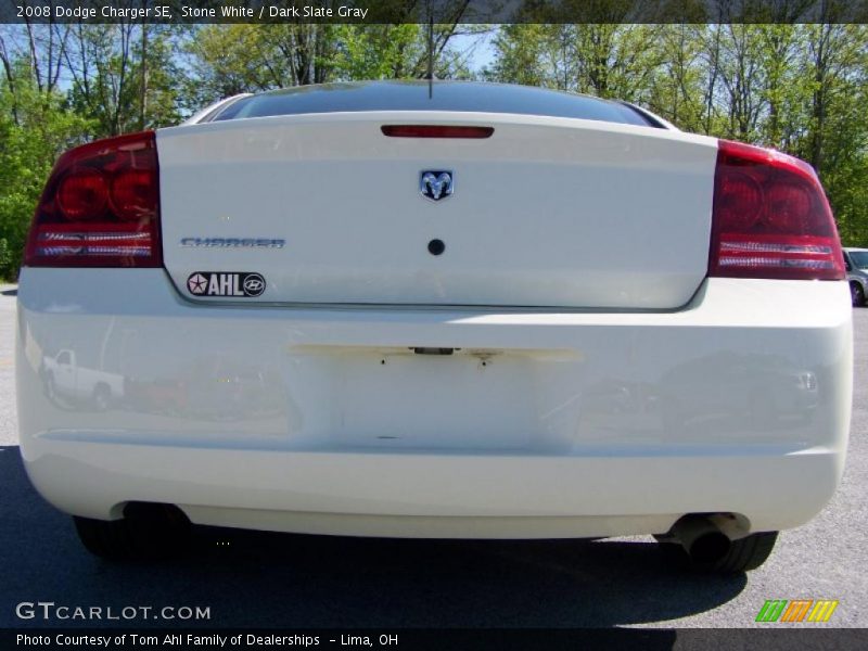 Stone White / Dark Slate Gray 2008 Dodge Charger SE