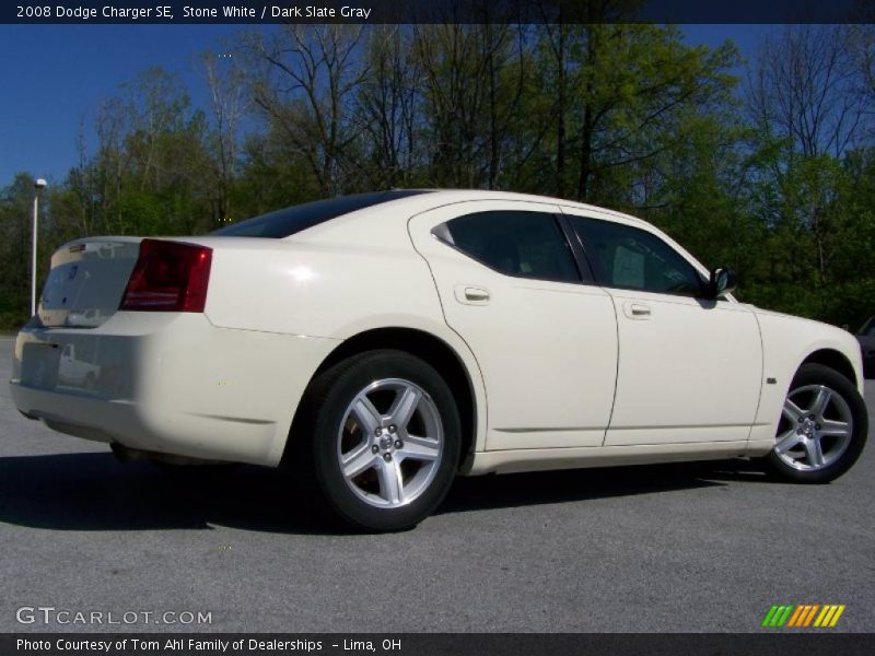 Stone White / Dark Slate Gray 2008 Dodge Charger SE