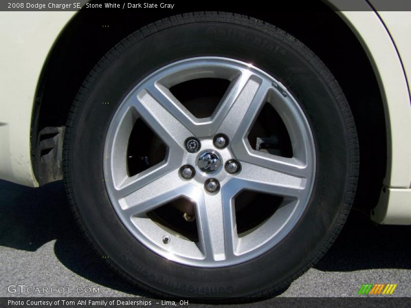 Stone White / Dark Slate Gray 2008 Dodge Charger SE