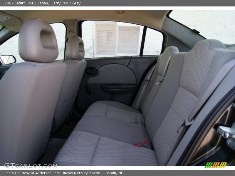 Berry Red / Gray 2007 Saturn ION 2 Sedan
