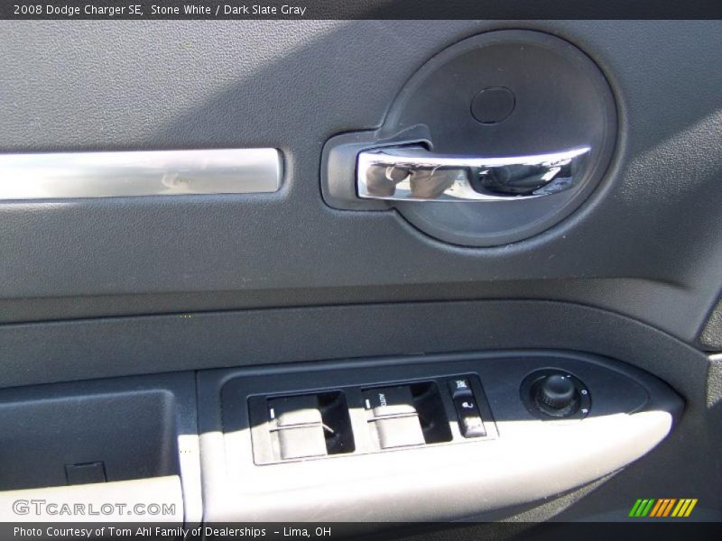 Stone White / Dark Slate Gray 2008 Dodge Charger SE
