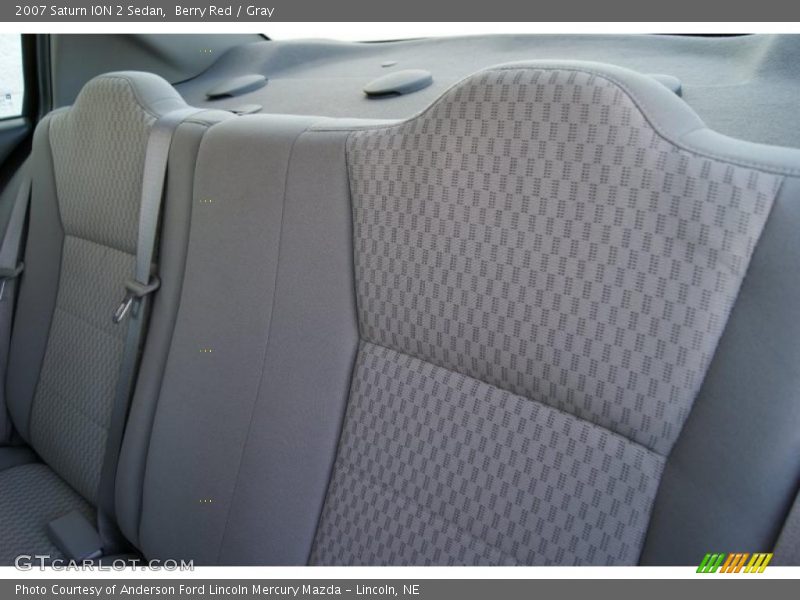 Berry Red / Gray 2007 Saturn ION 2 Sedan