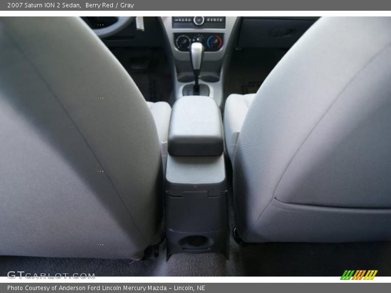 Berry Red / Gray 2007 Saturn ION 2 Sedan