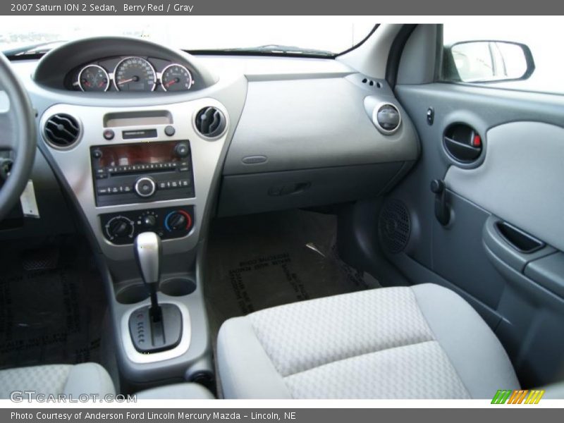 Berry Red / Gray 2007 Saturn ION 2 Sedan
