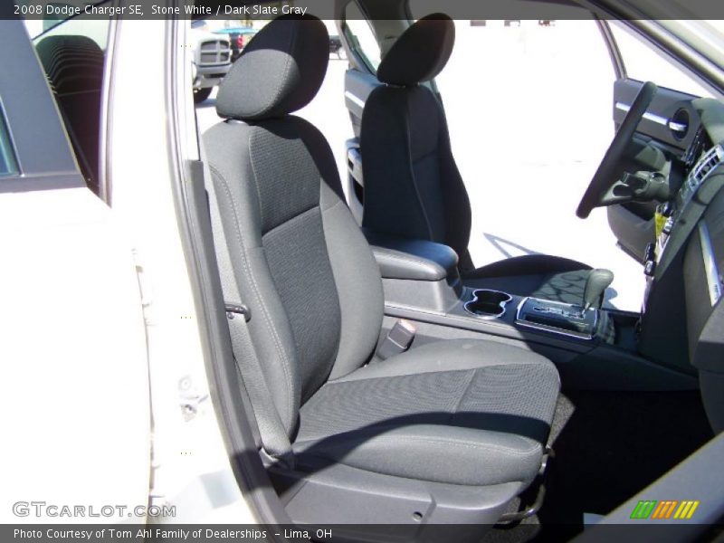 Stone White / Dark Slate Gray 2008 Dodge Charger SE